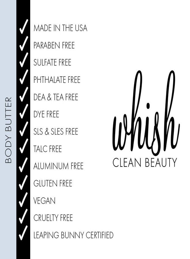 Whish Beauty Body Butter for Women - Moisturizing Body Lotion for Dry Skin - Antioxidant-Rich with Shea Butter, Aloe, & Raspberry Butter - Paraben & Sulfate Free - Lavender - 5 fl oz - Image 3