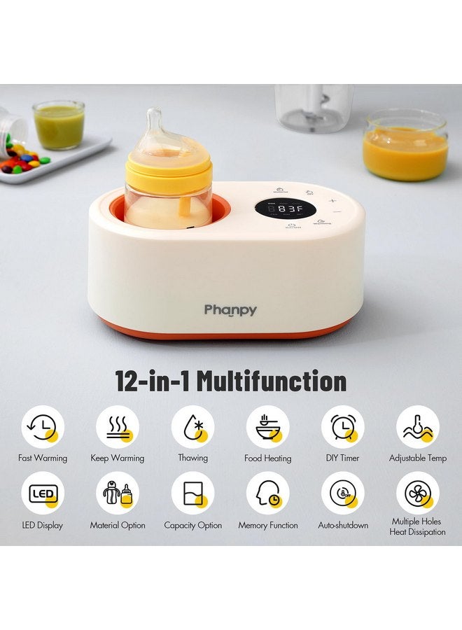 Phanpy Water-Free Bottle Warmer, 12-in-1 Multifuntion Fast Baby Bottle Warmer for Breastmilk, Bottle Warmer for Travel, Milk Warmer for Baby with Adjustable Temp Memory Function - Image 3