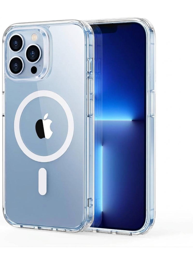 Premium Clear  Case For 13 PRO [Compatible with MagSafe], Stronger Magnets, Shockproof Anti-Scratch, Ultra Slim, Magnetic Magsafe Cover for iPhone 13 PRO  - Clear