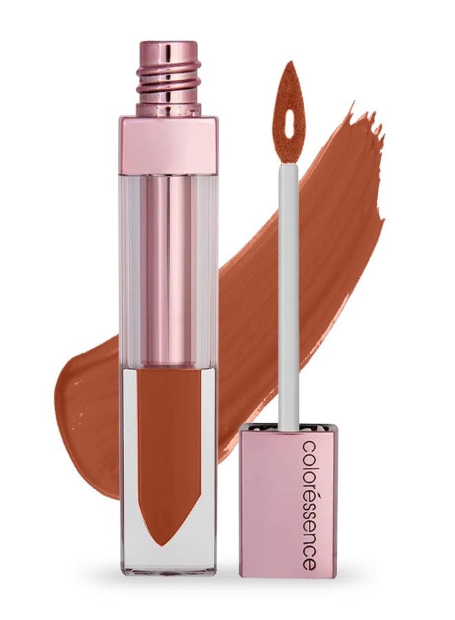 كالرسينس أحمر شفاه سائل مقاوم للانتقال من كولوريسنس روزيت أوه ماي كيس | ترطيب، تأثير مطفي | لون غني للغاية | سريع الجفاف | لون التين الصدئ - 6 مل - Image 1