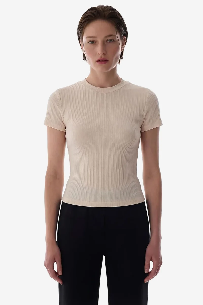 بنتي PENTI Half Turtleneck Modal Top