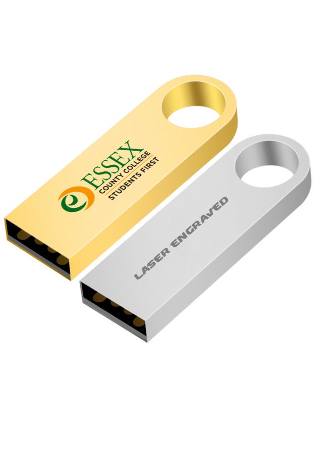 USB Flash Disk Gift USB Flash Disk 16g32g Metal USB Flash Disk Printed LOGO Creative Bidding USB Flash Disk Music-Capacity:64GB - Image 3