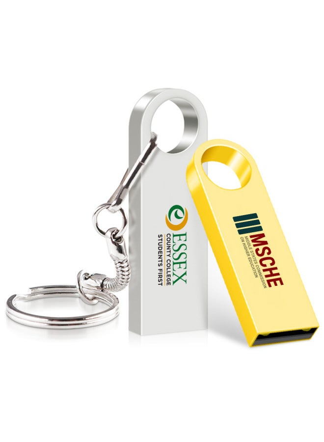 USB Flash Disk Gift USB Flash Disk 16g32g Metal USB Flash Disk Printed LOGO Creative Bidding USB Flash Disk Music-Capacity:64GB - Image 2