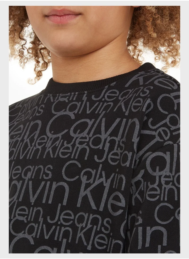 Calvin Klein Jeans Kids Graphic Sweatshirt