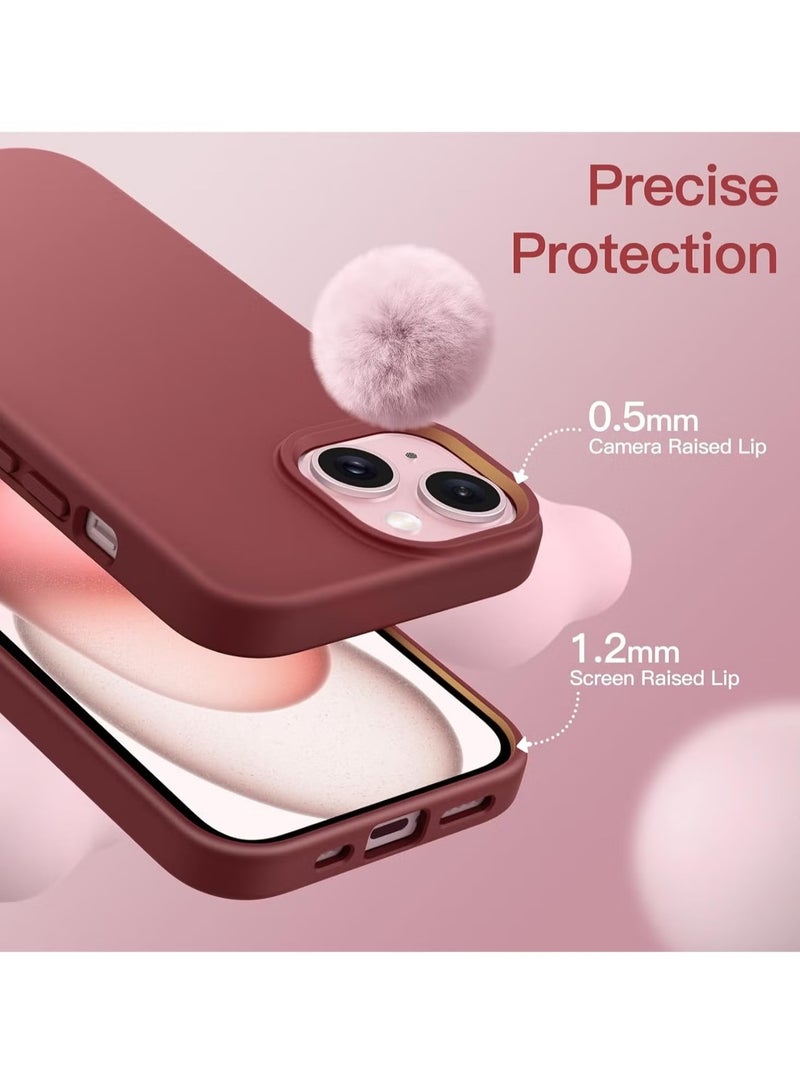 DUSALA iPhone 15 Case, Liquid Silicone Phone Case for iPhone 15 6.1 Inch, Colorful Silky-Soft Protective Cover - Image 3