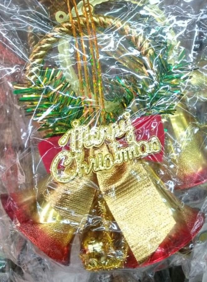 ACLIX Christmas Ornament Hanging Bell Multicolour