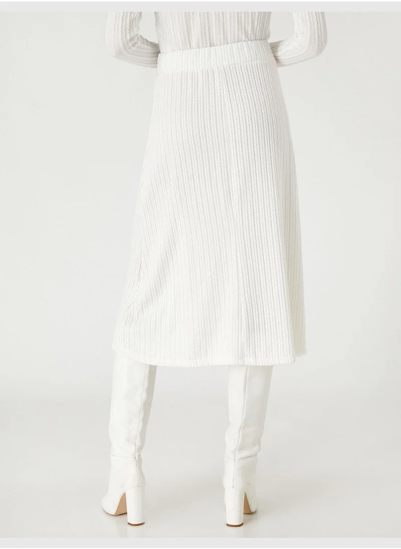 KOTON Midi Skirt A-Line