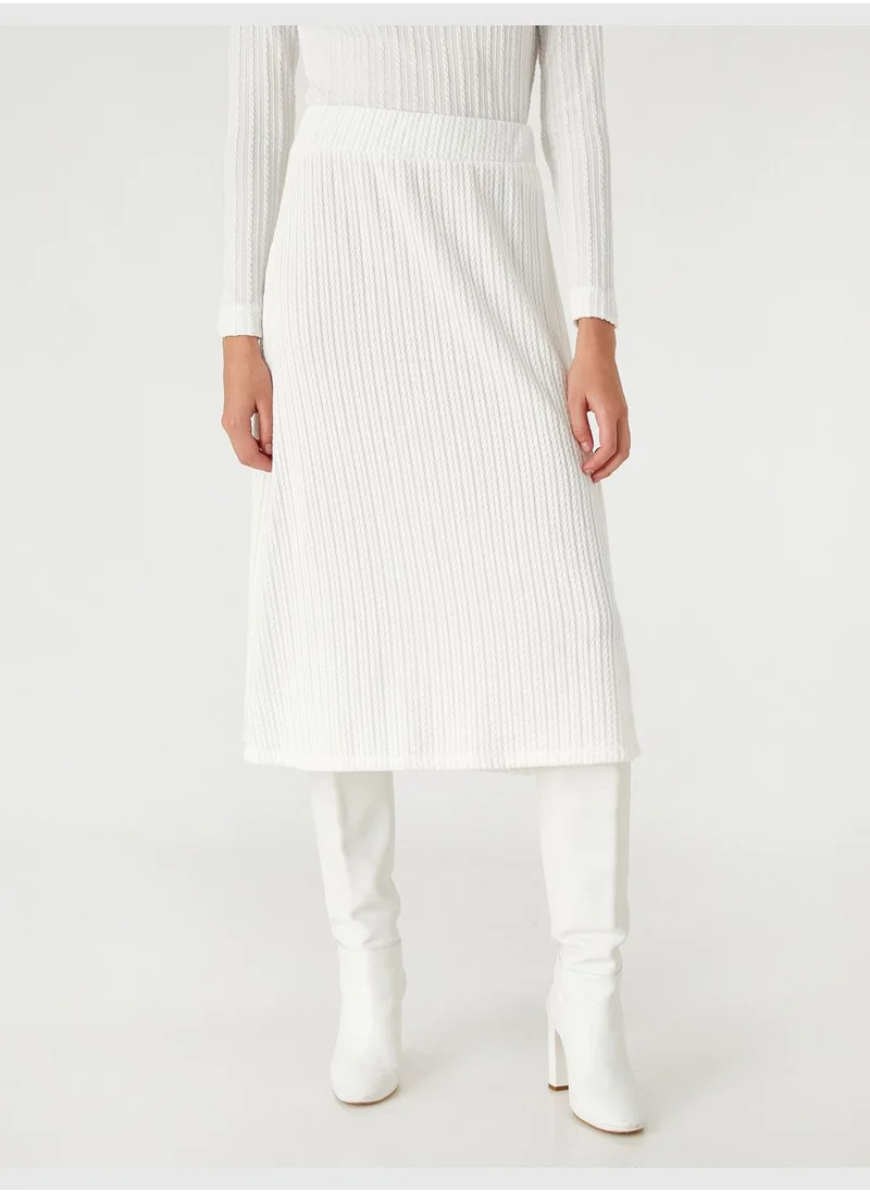 KOTON Midi Skirt A-Line