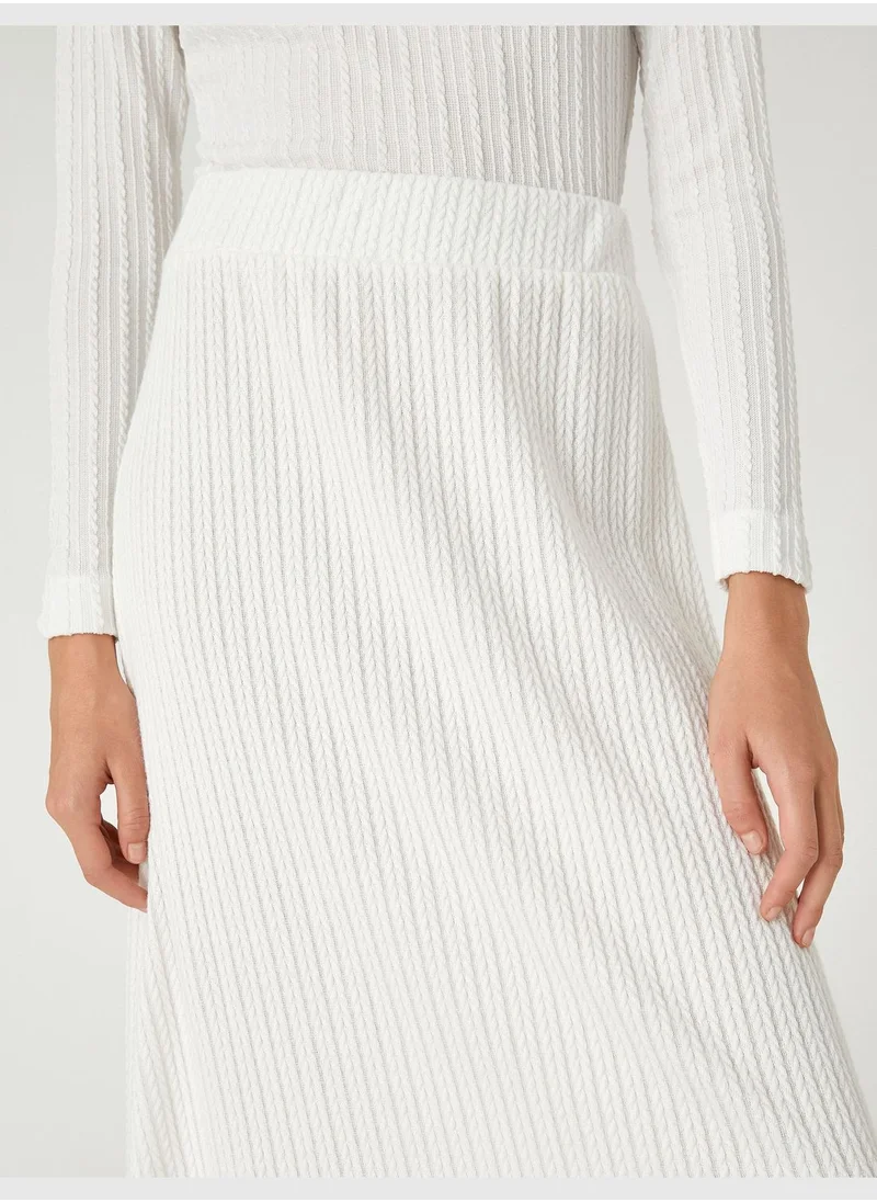 KOTON Midi Skirt A-Line