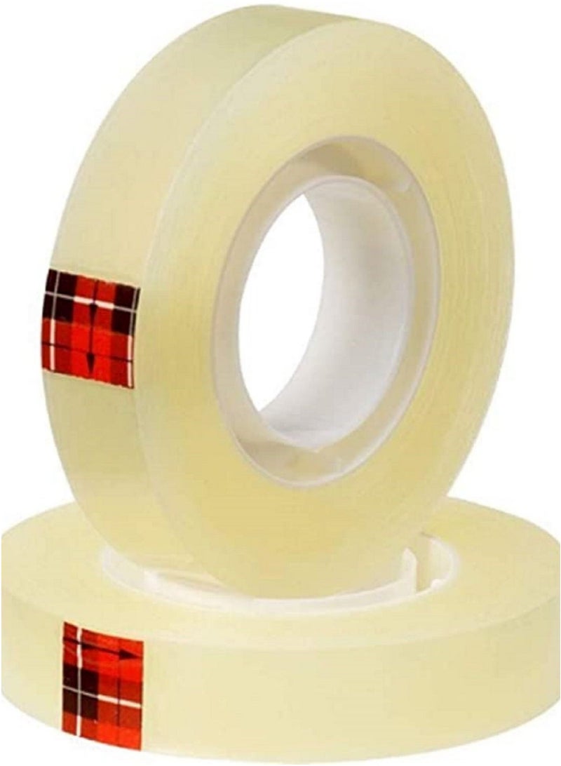 Scotch Cello Tape 500 Yellowish 8 Rolls 18mmx33m