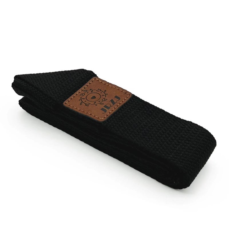 Generic Adjustable Yoga Mat Carrier Multi-Use Cotton Strap Black