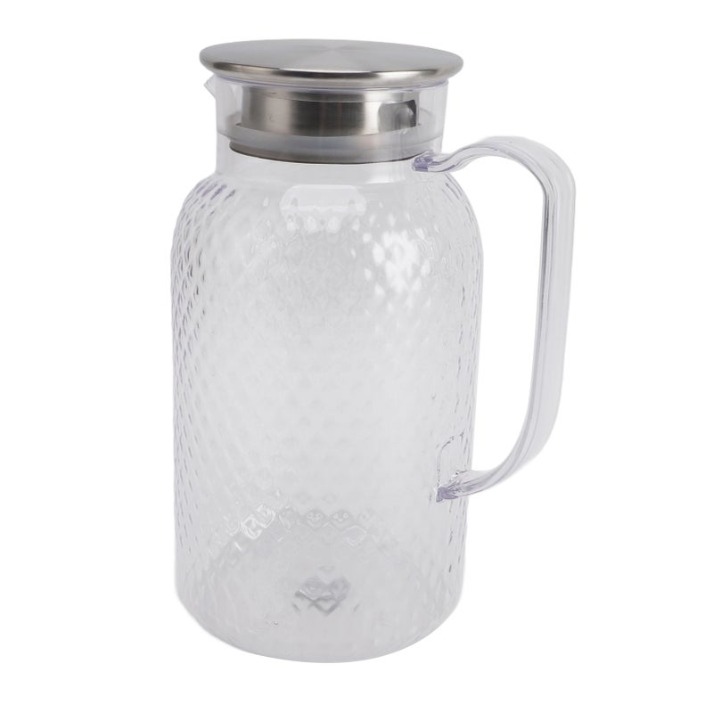 Water Pitcher with Lid and Handle 1500ml Acrylic Heat Resistant Clear Water Kettle Jug for Lemonade Milk Ice Tea Cold Or Hot Beverages Style 4 - Image 5