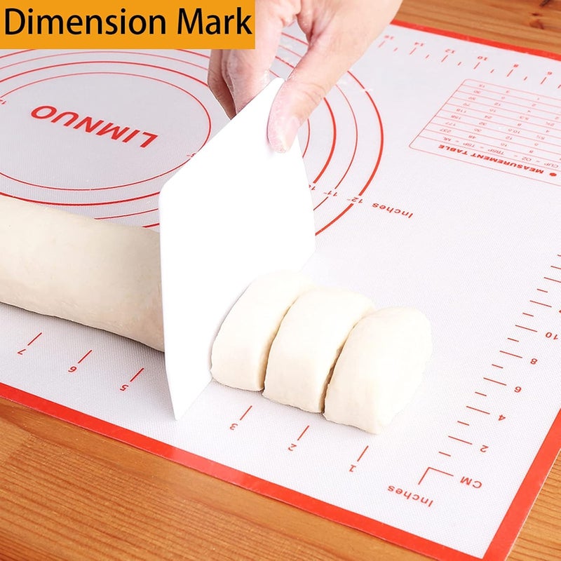 NIL JO Silicone Baking Mat Big Size Roti Mat Chapati Mat Atta Kneading MatNon Stick Fondant Rolling MatMulti - Image 3