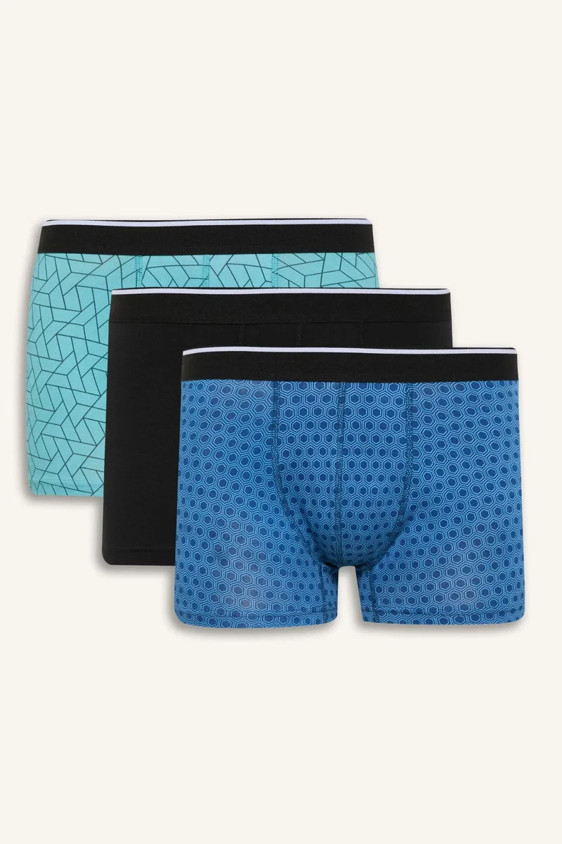 ديفاكتو Printed 3 Piece Boxers