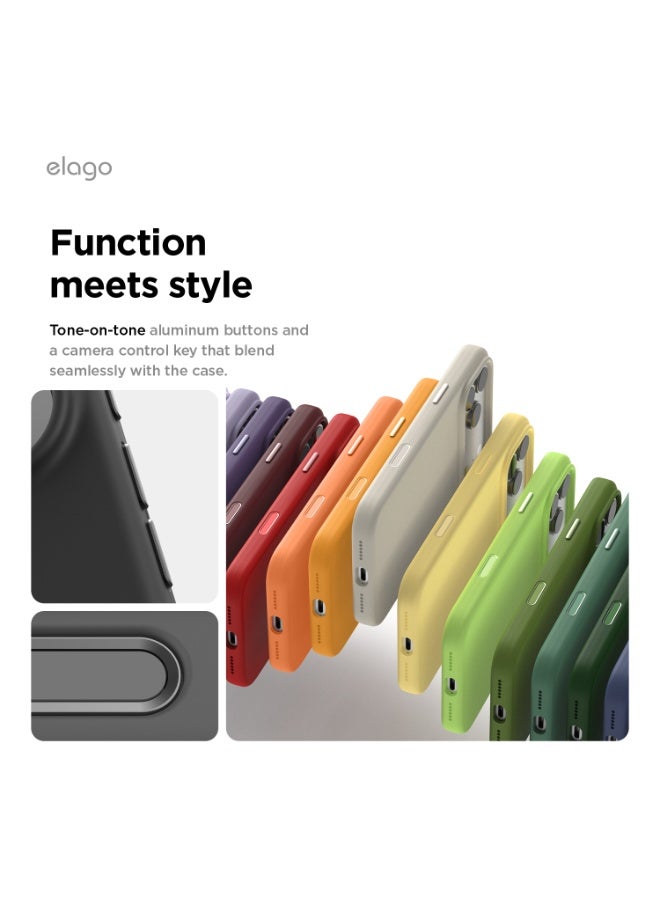 Elago Magnetic Liquid Silicone for iPhone 17 Pro MAX case cover [Camera Control Button Cover] compatible with MagSafe Shockproof - Black - Image 4