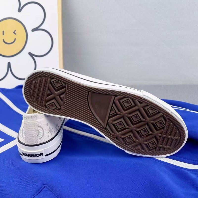 Warrior Low-top couple sneakers, new casual style for spring and autumn, versatile glow-in-the-dark canvas shoes. - Image 5