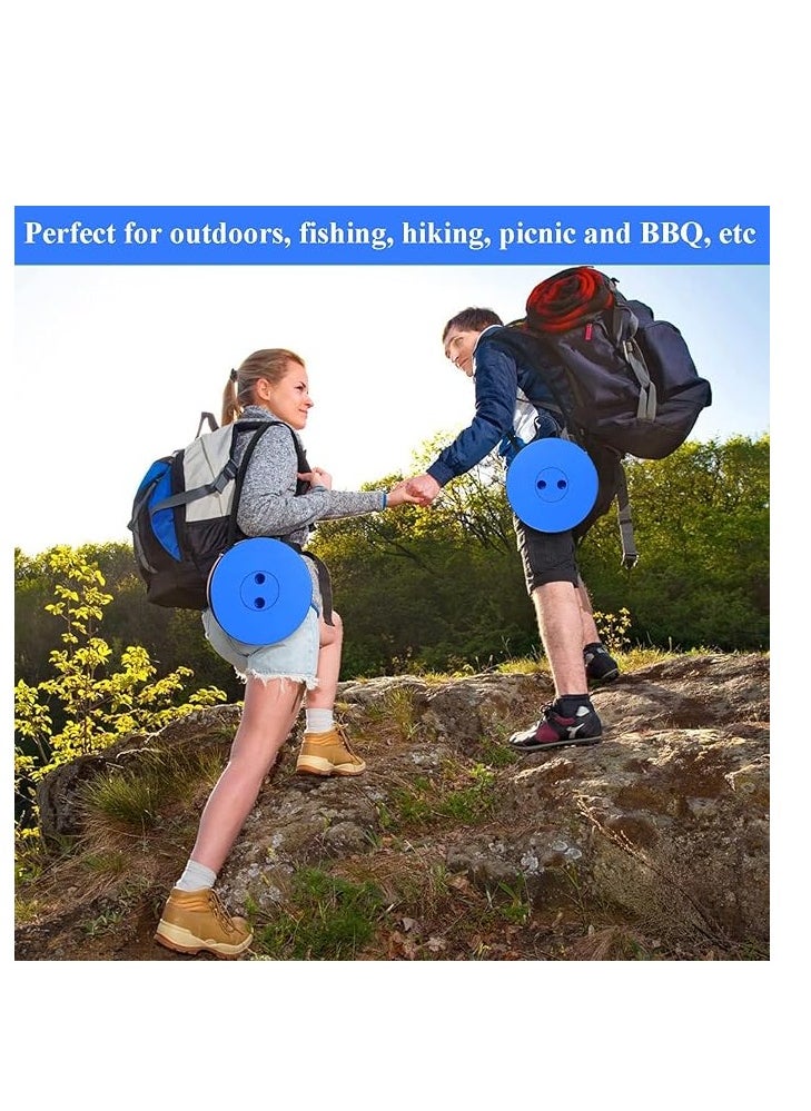Generic Upgraded Folding Stool Lightweight Yet More Sturdy with Load Capacity 400lbs Portable Collapsible Stool Retractable Stool for Camping Fishing Hiking BBQ  - Image 4