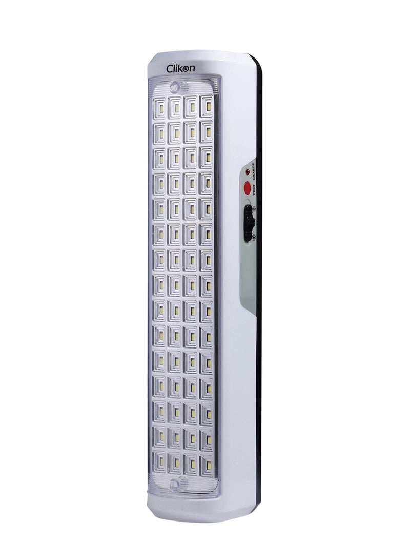 Clikon LED Emergency Lantern with 4000 mAh Battery, Charge Indicator, Durable ABS Body, Compact Design, Auto-cut off, 600 Lumen, 15 Watts, 2 Years Warranty, White and Black - CK7027 - Image 1