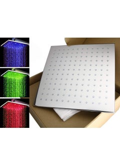 TOSCH TOSCH Zara Waterfall and Rain LED Premium Shower 12 BLUE RED COLOR WITHOUT ARM LED Shower 12  - Image 4