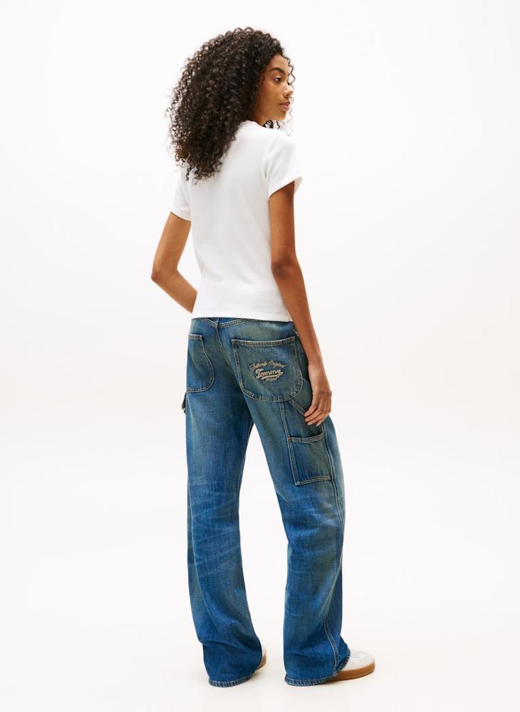 TOMMY JEANS Logo Crew Neck T-Shirt - Image 2