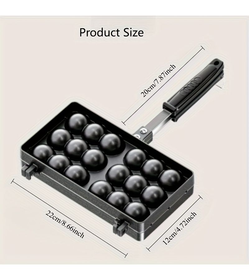 Commercial Egg Waffle Mold Gas Electric Baking Machine Cookie Cake - Image 4