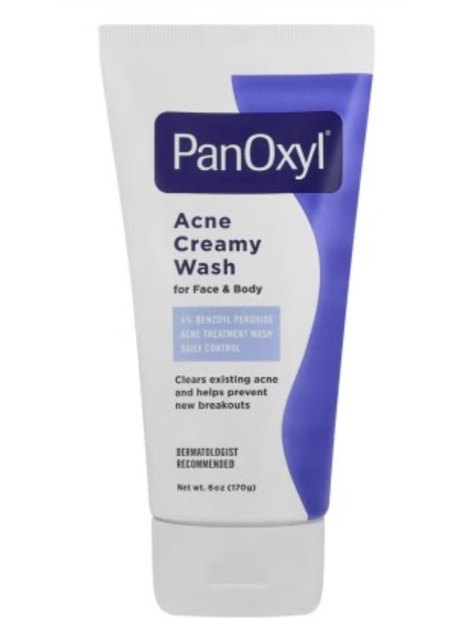 panoxyl acne creamy wash 170gm