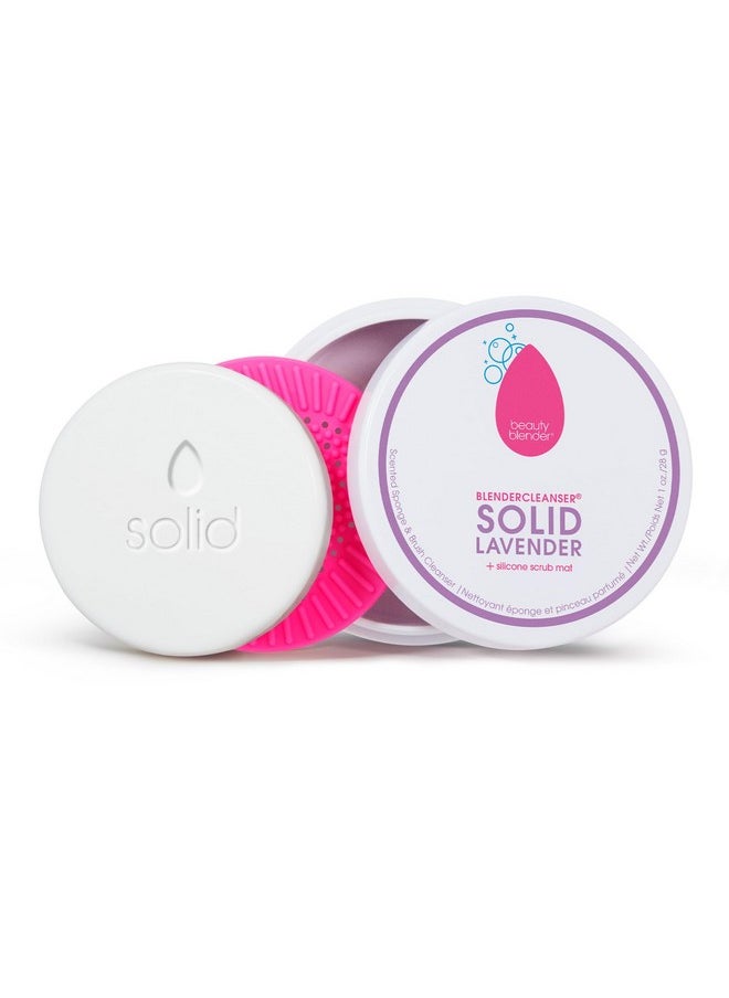 beautyblender Beautyblender® | Blendercleanser® Solid Lavender Makeup Sponge & Brush Cleanser + Silicone Scrub Mat, Cleansing Tool & Scented Makeup Sponge Cleaner, Vegan, Cruelty Free, Made in the USA, 1 oz  - Image 3