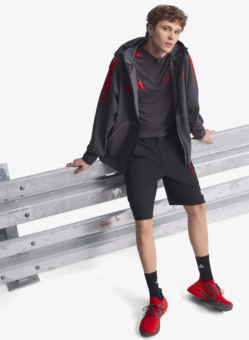 Adidas BLACK Audi Formula One Team Mechanics Shorts for Men | Best Price UAE