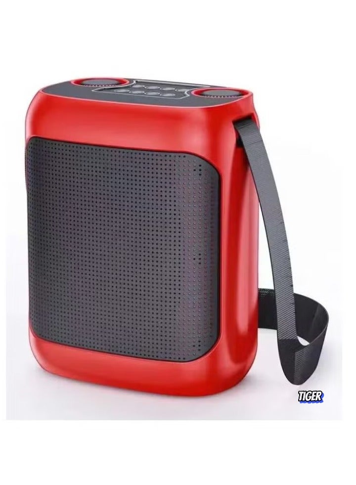 TIGER Karaoke Speaker with Big Strap – Dual UHF Wireless Microphones, Portable Bluetooth Speaker for Parties, Events, and Outdoor Karaoke – Loud, Clear Sound for Music, Singing & Fun - Image 1