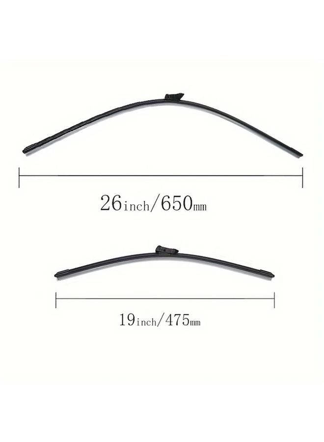 Volvo Front Windshield Wiper Blades 26 And 20 Inches For C30 2006 2012 Models - Image 4