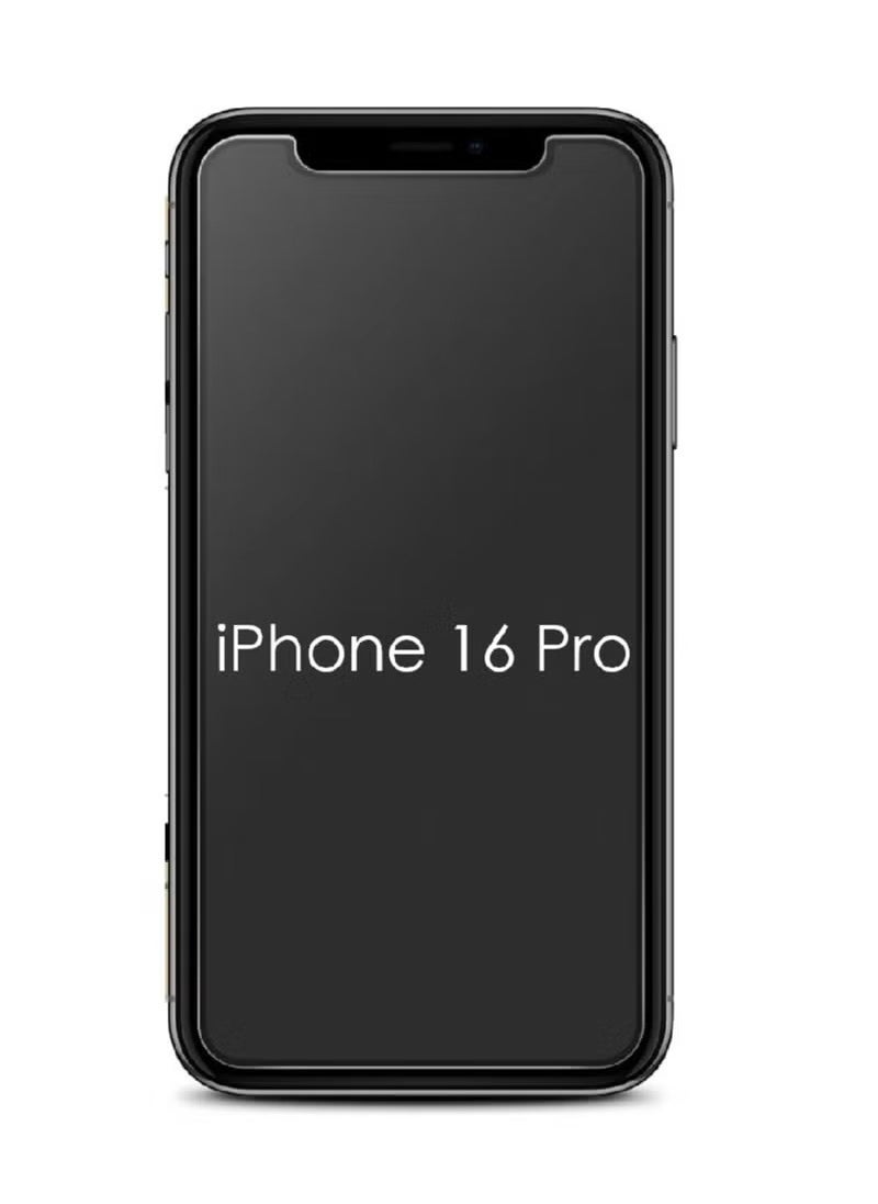 JAJEEK Matte Ceramic Screen Protector For iPhone 16 Pro – 1-Pack Full Adhesive Flexible Anti-Spy Privacy Film With Matte Anti-Glare Surface – Case-Friendly, Shatterproof, Fingerprint-Resistant Privacy Screen Protector For iPhone 16 Pro Display - Image 1