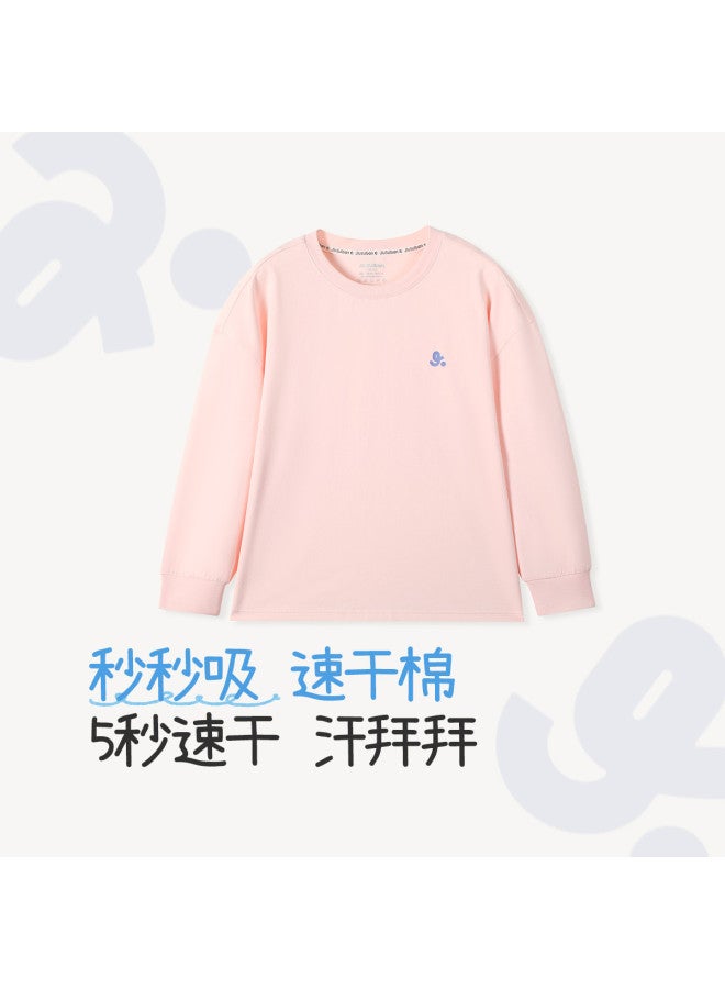 Long time companion long Sleeve Cotton Sports Training Top For Boys & Girls, Students And Teens - Image 3