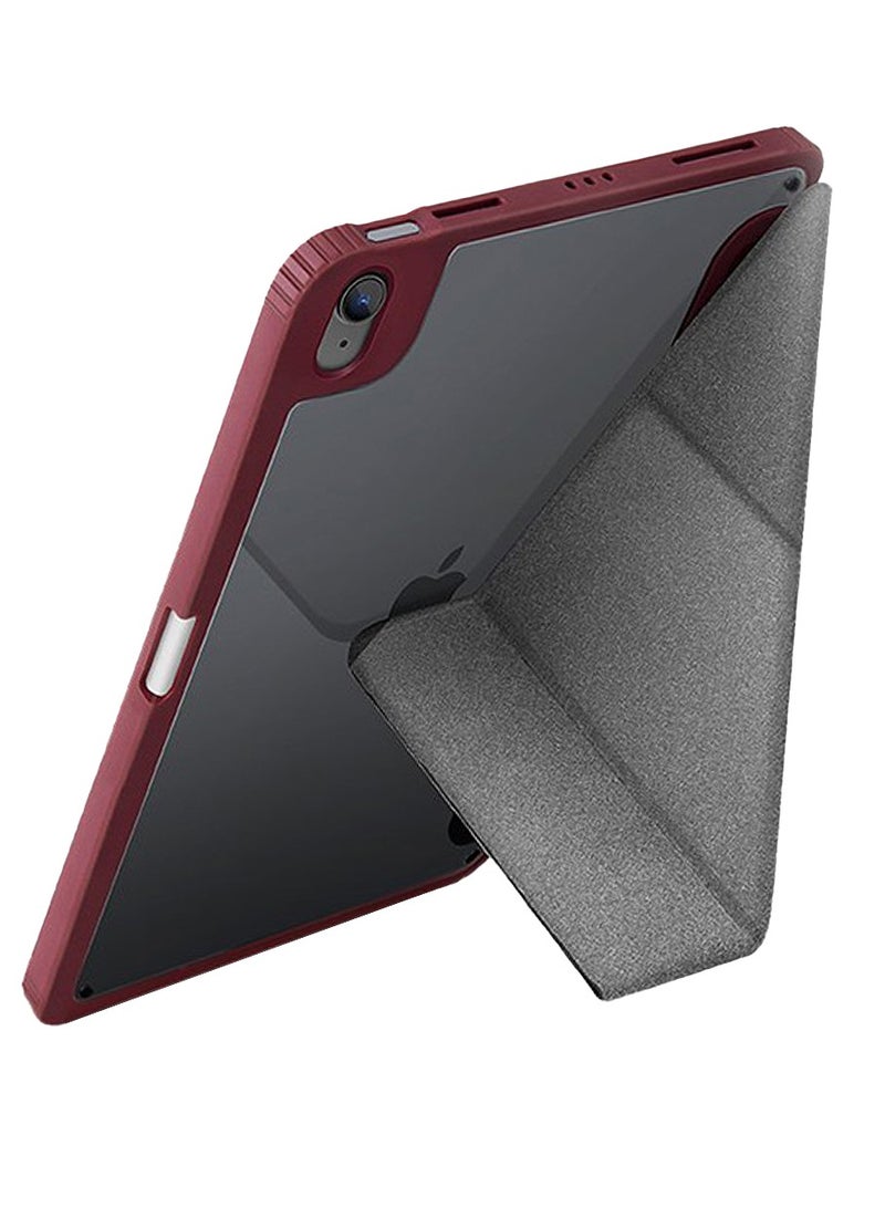 Uniq iPad Mini 2021 (6th Gen) Cover, UNIQ Case - Moven Antimicrobial Burgundy Maroon - Image 2