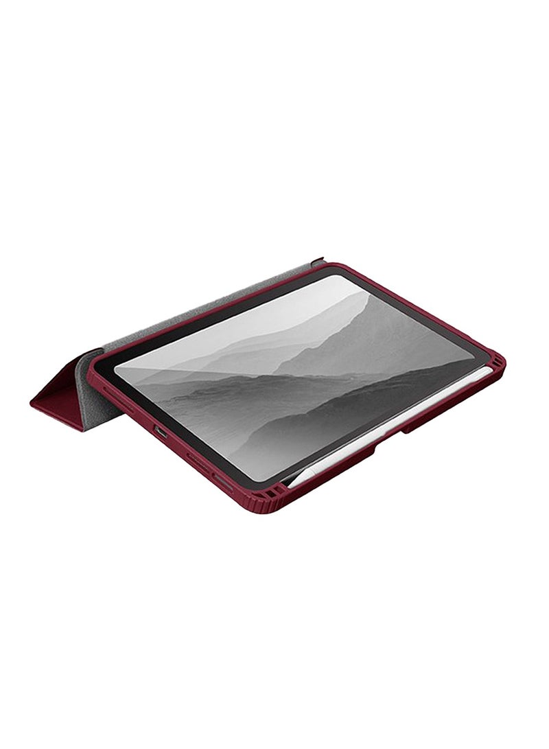 Uniq iPad Mini 2021 (6th Gen) Cover, UNIQ Case - Moven Antimicrobial Burgundy Maroon - Image 4
