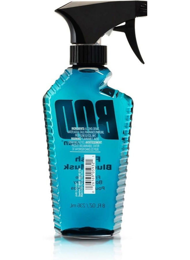 Bod Man Fresh Blue Musk By Parfums De Coeur Body Spray 8 Oz For Men by Parfums de Coeur - Image 5