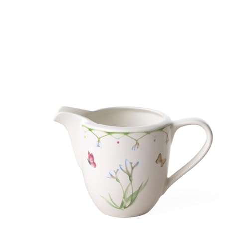 Villeroy & Boch Colorful Spring Creamer, 9.5 oz, Premium Porcelain, Made in Germany, White/Colored - Image 1
