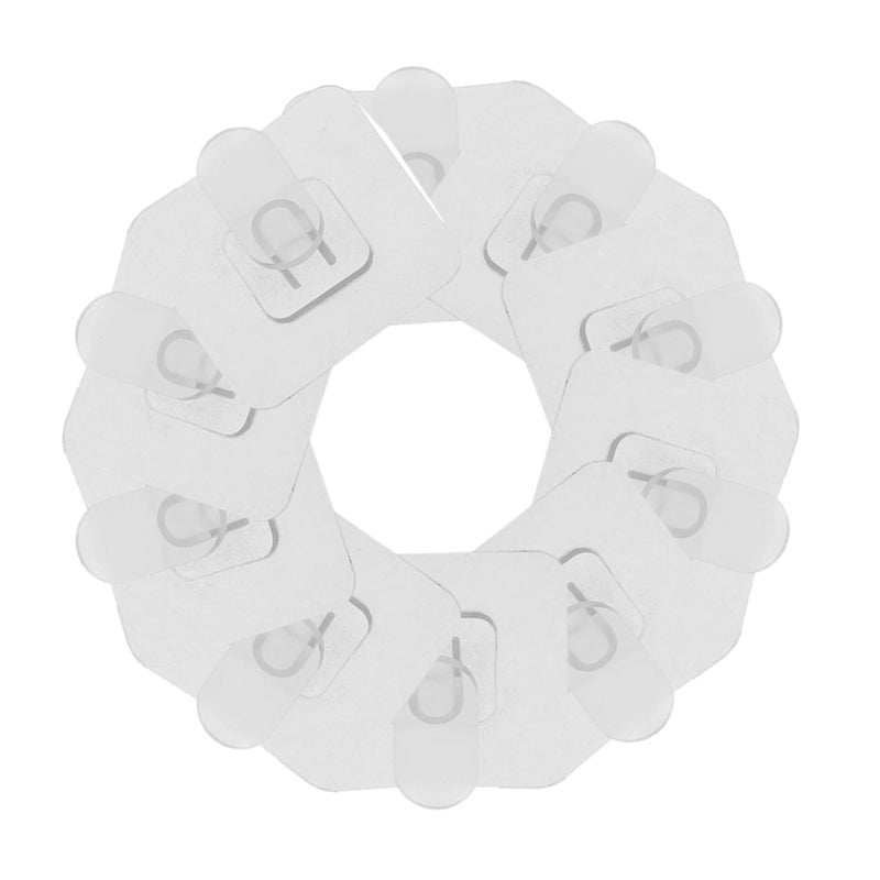 Heavy Duty Adhesive Wall Hooks 10 Pack For Towels Keys Bathroom - Image 2