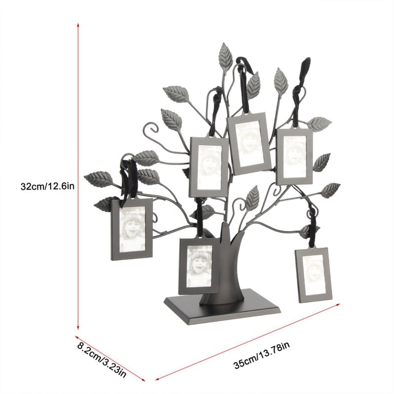 Fashionable Family Photos Frame Display Tree with Hanging Pictures Frames Home Decor S - Image 1