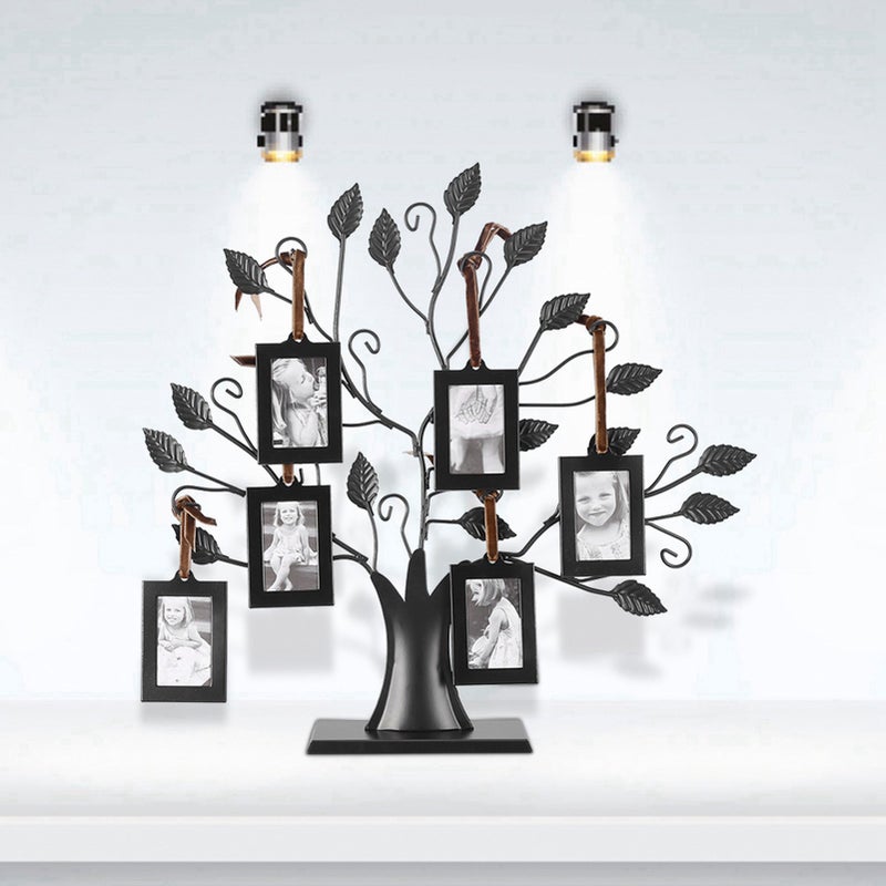 Fashionable Family Photos Frame Display Tree with Hanging Pictures Frames Home Decor S - Image 4