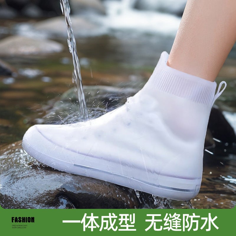 Children'S Japanese Rain Boots, Men'S Water Shoes, Waterproof Shoe Covers, Thickeneded Anti-Slip Rainy Day Women'S Foot Covers, Silicone Wear-Resistant, - Image 4