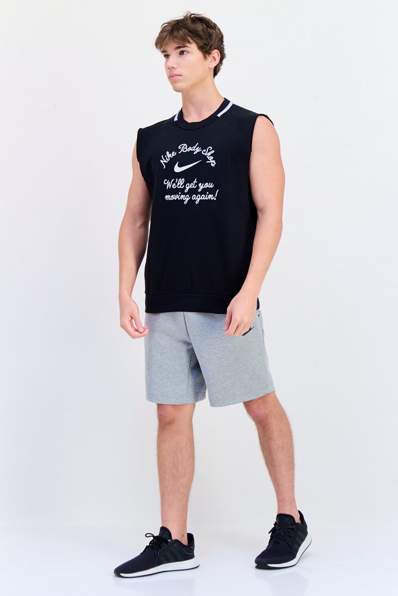 Nike Men Sportswear Fit Sleeveless Training Vest, Black  - Image 3