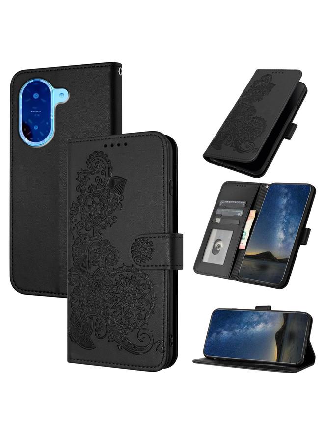 S-TOP Case For Redmi A5 4G Datura Flower Embossed Flip Leather Phone Case - Image 1