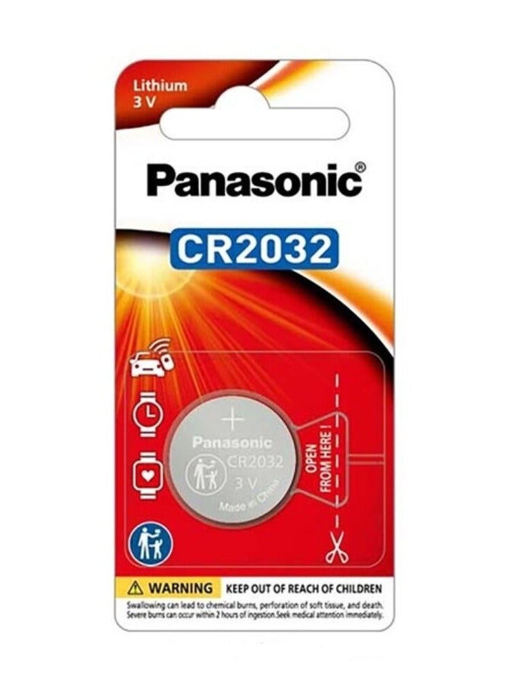 Panasonic 2-Pieces Panasonic CR2032 Lithium 3V Indonesia Batteries - Image 1