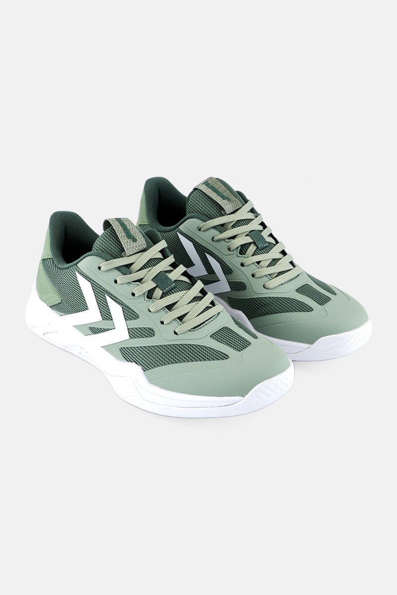 Hummel Kids Boy Uruz III Lace Up Outdoor Shoes, Green - Image 1