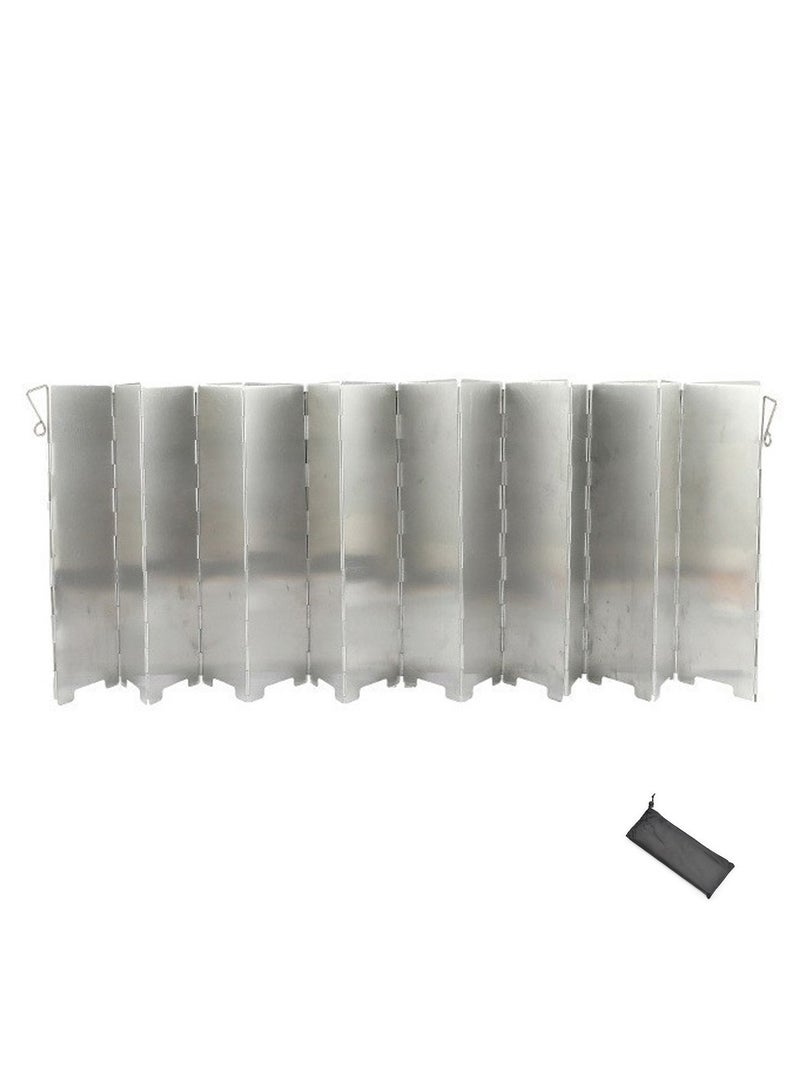 Wmlamz Camping Stove Windscreen, Portable Ultralight Folding Windshield For Picnic Cooking - Image 1