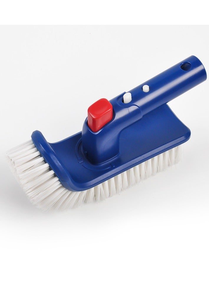 عام رأس فرشاة حمام السباحة لتنظيف جدران الحمام، الدرج والزوايا، فرشاة غسل باليد قابلة للدوران، للحمام المدفوع تحت الأرض / فوق الأرض، سبا - Image 1