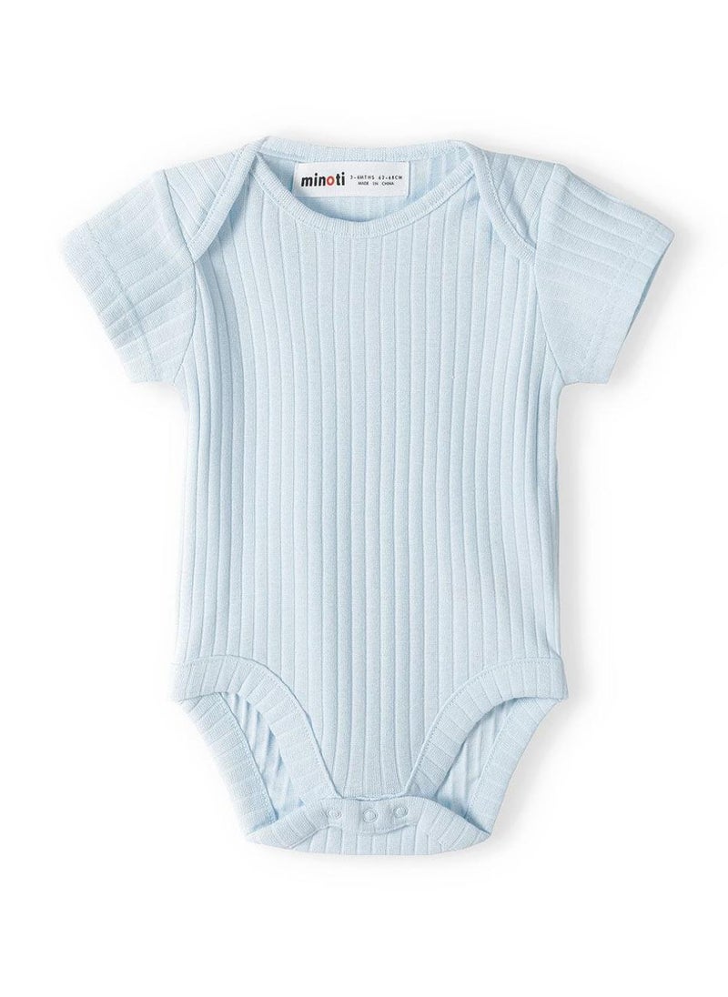 MINOTI 2-Pack Baby Boys Bodysuits with Ribbed Fabric and Print - Image 4