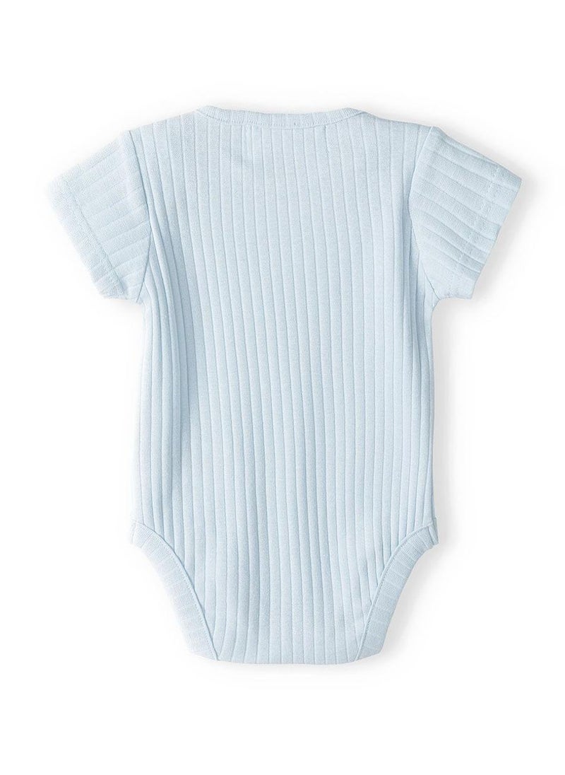 MINOTI 2-Pack Baby Boys Bodysuits with Ribbed Fabric and Print - Image 5