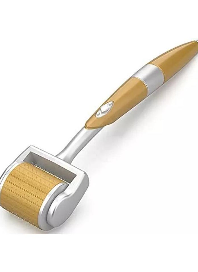 ZGTS - Micro Needle Derma Roller Gold/Silver 1mm - Image 1