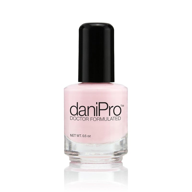 daniPro Doctor Formulated Nail Polish Love is All pink Fingernail Polish & Toenail Polish, 0.5 oz with Undecylenic Acid, Biotin & Vitamins - Vegan Formula for Healthy Nails - Manufactured in the USA - Image 1